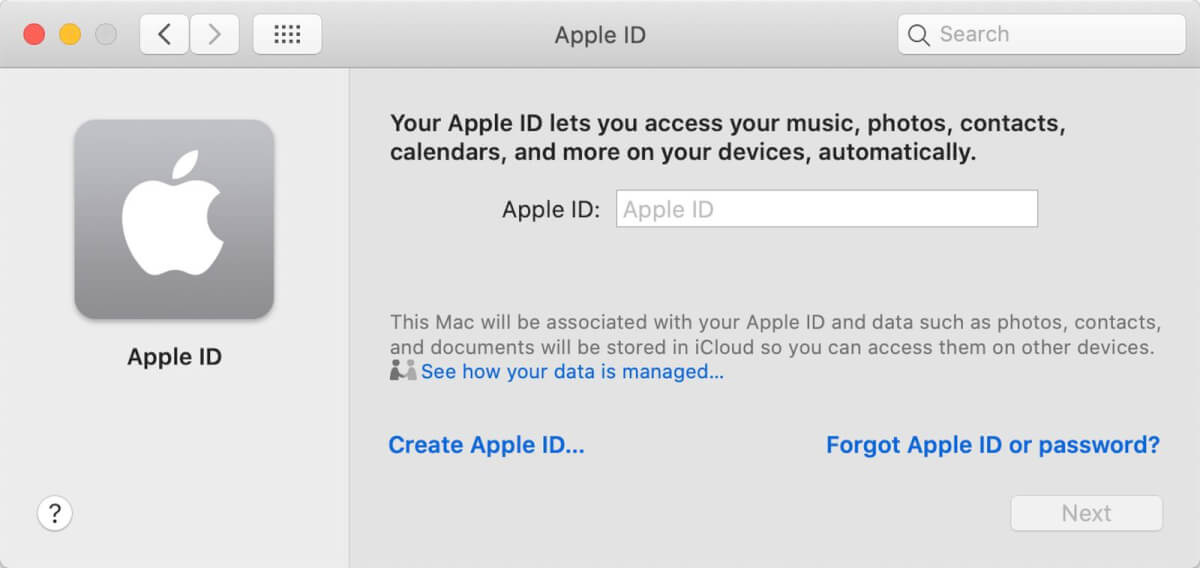 Configuration of apple icloud on mac in high barnet
