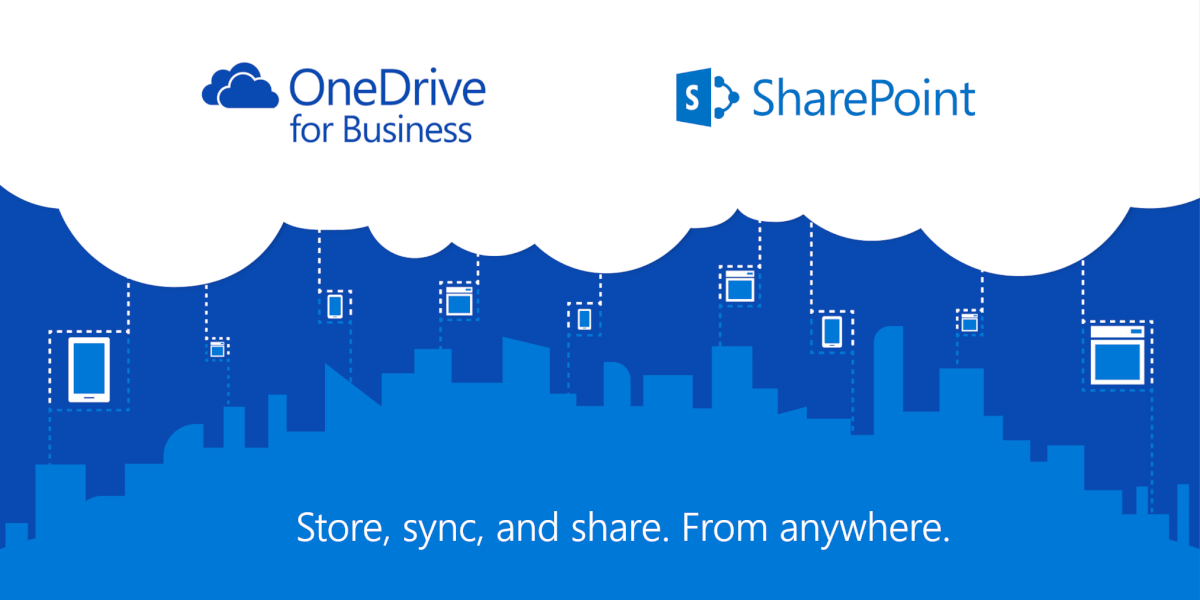 Sharepoint and onedrive cloud storage in high barnet