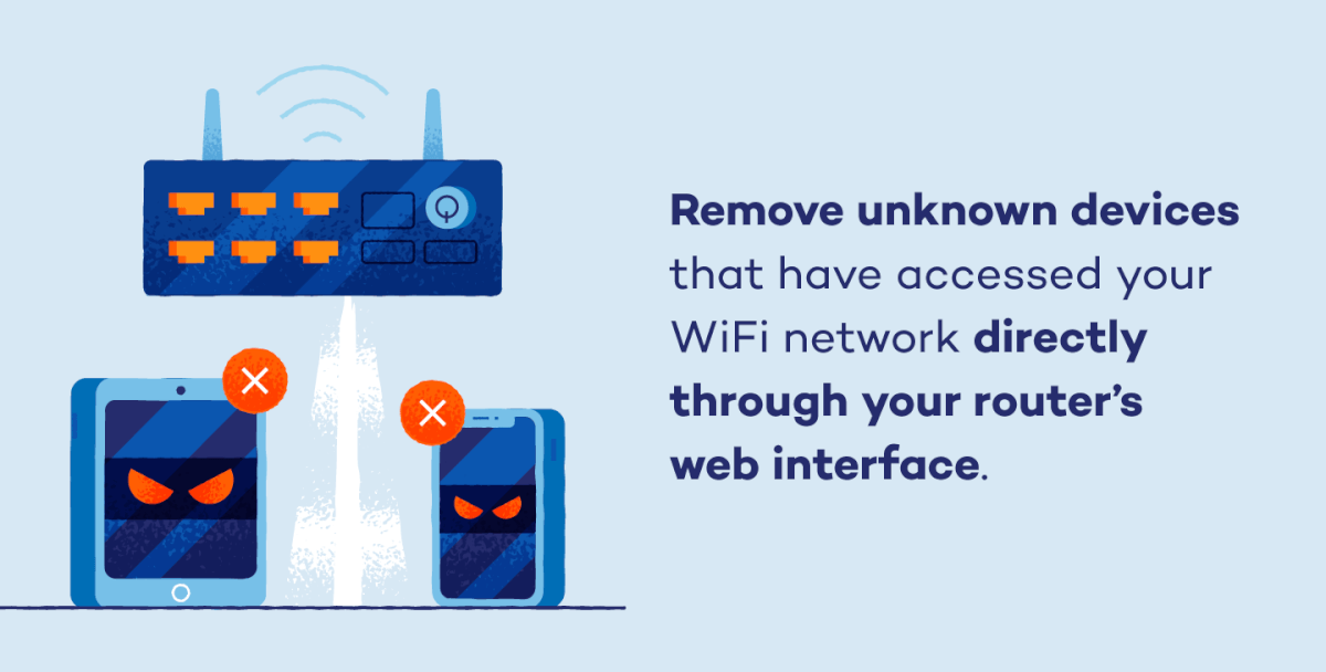 How to get rid unknown devices on my wifi in high barnet